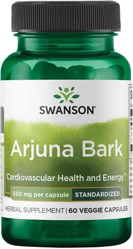 Swanson Arjuna 500 Milligrams 60 Veg Capsules in Saudi Arabia
