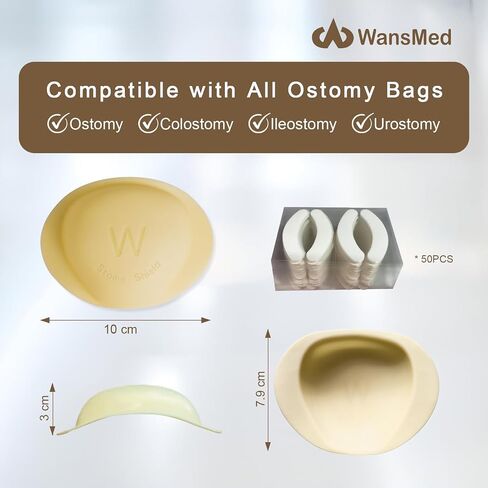 حارس Stoma و 50 زوجًا من الملصقات | الحماية النهائية لحقيبة فغرك in Kuwait