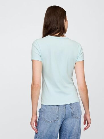 GAP Women's Solid Rib Knit Top in Saudi Arabia