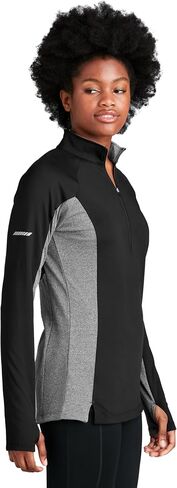SPORT-TEK Women's Sport-Wick Stretch Contrast Quarter Zip Pullover in Saudi Arabia