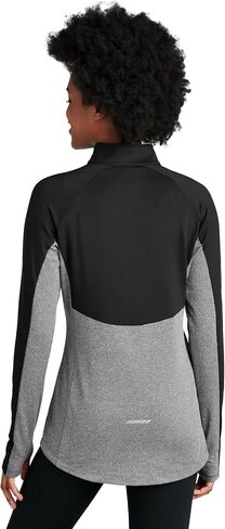 SPORT-TEK Women's Sport-Wick Stretch Contrast Quarter Zip Pullover in Saudi Arabia