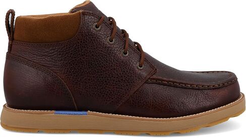 Twisted X Men's 5" CellStretch Wedge Sole Boot, Moc Toe with CellStretch in Saudi Arabia