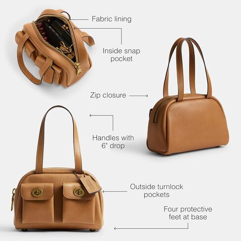 Coach Twin Turnlock Bag 20 in Graffiti, 1Z/Ochre Multi in Kuwait