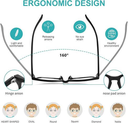 Okany Blue Light Glasses for Kids 3 Pack Blue Light Glocking Glockes for Girls Boys Computer Gaming Screen Glasses ، Anti Glare Eyepherain Teen Glasses Age 3-10 (Gray Black+شفاف+ليوبارد) in Kuwait