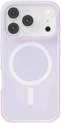PopSockets iPhone 17 Pro Phone Case Compatible with MagSafe, for iPhone 17 Pro, Wireless Charging Compatible, Case Only - Opalescent White in Saudi Arabia