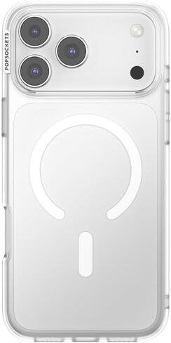 PopSockets iPhone 17 Pro Max Phone Case Compatible with MagSafe, for iPhone 17 Pro Max, Wireless Charging Compatible, Case Only - Clear in Saudi Arabia