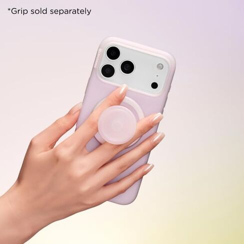 PopSockets iPhone 17 Pro Max Phone Case Compatible with MagSafe, for iPhone 17 Pro Max, Wireless Charging Compatible, Case Only - Opalescent White in Saudi Arabia