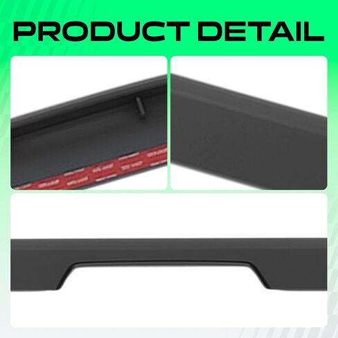 YHTAUTO Tailgate Molding Cap Fit For Chevrolet Avalanche 1500/2500 2002 | Texture Gray Rear Upper Side Tailgate Top Cap Protector Molding Trim Cover in Saudi Arabia
