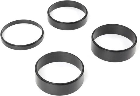 PIT66 4Pcs Air Cleaner Spacer Plastic Compatible with Edelbrock Holley Riser 1/2"-2"Kit Black in Saudi Arabia