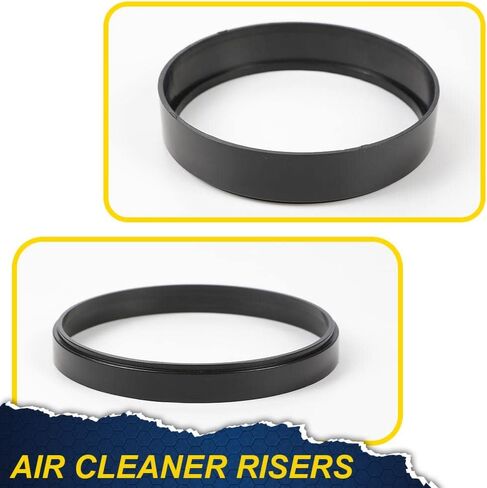 PIT66 4Pcs Air Cleaner Spacer Plastic Compatible with Edelbrock Holley Riser 1/2"-2"Kit Black in Saudi Arabia