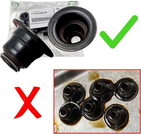 24PCS OEM PARTS 11340029751 ، N46 N45 N42 N62 N63 S63 محرك كهاون وختمات زيت الجذعية ، ل BMW 120I 318CI 545I 550I 650i 745i 750LI in Kuwait