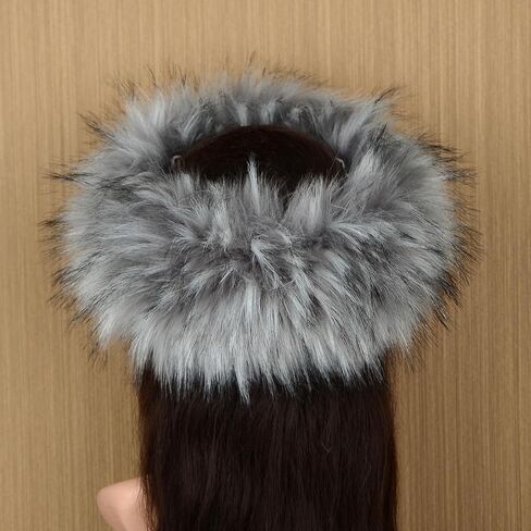 ZOSCGJMY Faux Fur Headband for Women Winter Hat Earwarmer Warm Cap in Kuwait