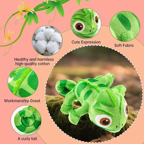 إكسسوارات أزياء السحلية Chameleonshoulder Plush Cosplay Propsmerch Gifts للنساء البالغين in Saudi Arabia