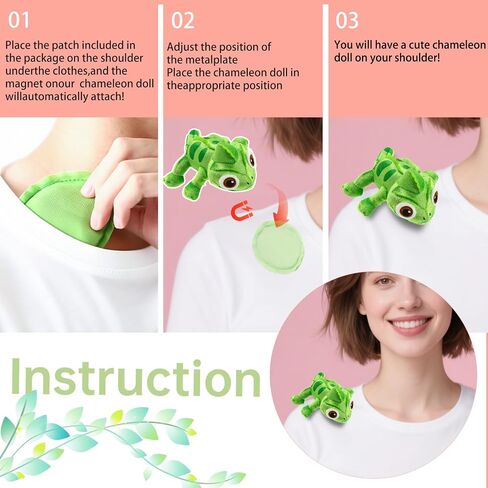 إكسسوارات أزياء السحلية Chameleonshoulder Plush Cosplay Propsmerch Gifts للنساء البالغين in Saudi Arabia