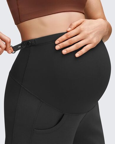 G4Free Smoofit Modal Soft Maternity Pants with Pockets Over The Belly Pregnancy Wide Leg Sweatpants in Saudi Arabia
