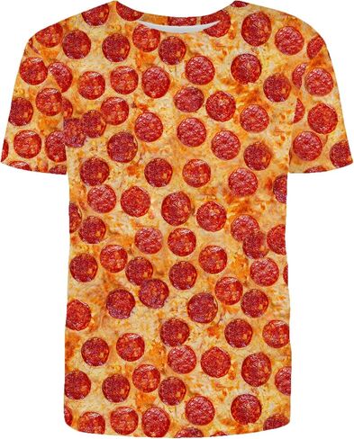 Unisex 3D Print Round Neck Short Sleeved Fashion Summer T-Shirt in Saudi Arabia
