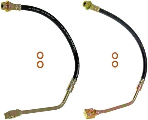 Front Brake Hose, 2PC Brake Line Hose Replacement Brake Hydraulic Hose for Cadillac Escalade 1999-2000 for Chevrolet Blazer 1992-1994 for Chevy Blazer 1992-1994 in Kuwait