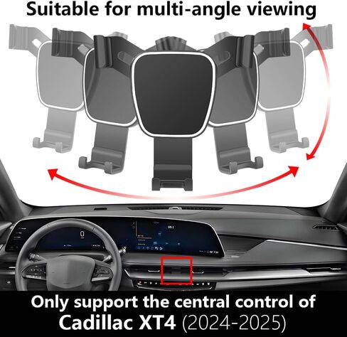 Car Phone Holder for 2019-2023 Cadillac XT4 Auto Accessories Navigation Bracket Interior Decoration Mobile Cell Phone Mount in Saudi Arabia
