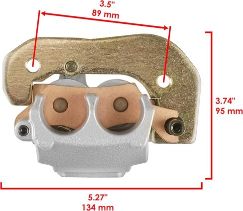 Caltric Front Front Disc ومجموعة الفرجار المتوافقة مع Can Am Outlander 1000R XMR 2018-2022 / Outlander 1000r / Outlander 1000r 4x4 XT-P 2018-2022 in Saudi Arabia