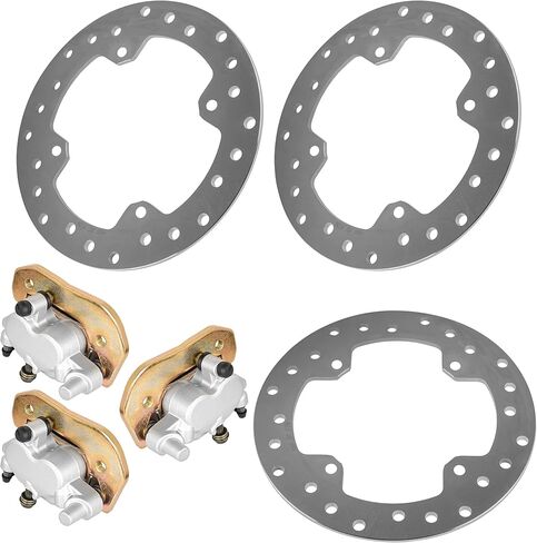 Caltric Front Front Disc ومجموعة الفرجار المتوافقة مع Can Am Outlander 1000R XMR 2018-2022 / Outlander 1000r / Outlander 1000r 4x4 XT-P 2018-2022 in Saudi Arabia