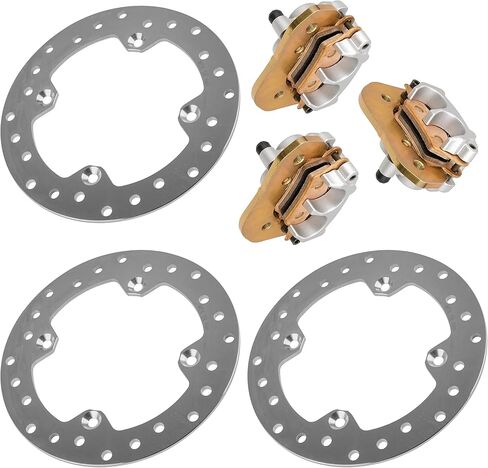 Caltric Front Front Disc ومجموعة الفرجار المتوافقة مع Can Am Outlander 1000R XMR 2018-2022 / Outlander 1000r / Outlander 1000r 4x4 XT-P 2018-2022 in Saudi Arabia