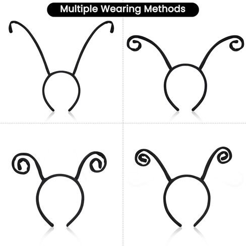 Nestre Butterfly Antenna Hapbled for Women ، أزياء أذني الخنفساء السود in Kuwait