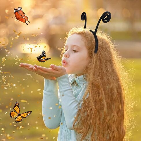 Nestre Butterfly Antenna Hapbled for Women ، أزياء أذني الخنفساء السود in Kuwait