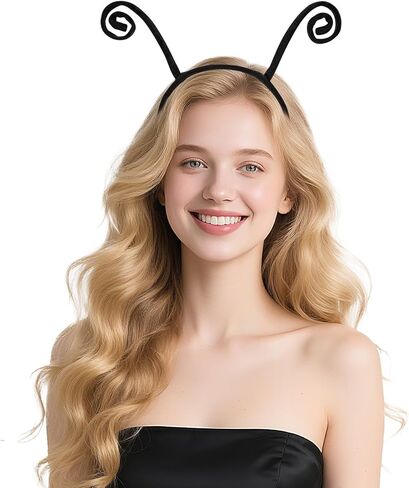 Nestre Butterfly Antenna Hapbled for Women ، أزياء أذني الخنفساء السود in Kuwait