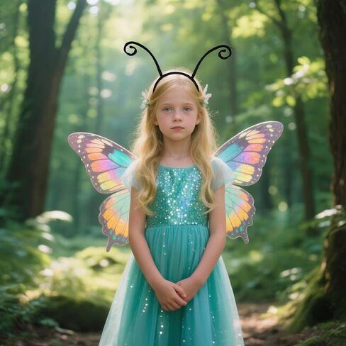Nestre Butterfly Antenna Hapbled for Women ، أزياء أذني الخنفساء السود in Kuwait
