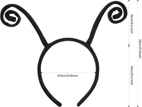 Nestre Butterfly Antenna Hapbled for Women ، أزياء أذني الخنفساء السود in Kuwait