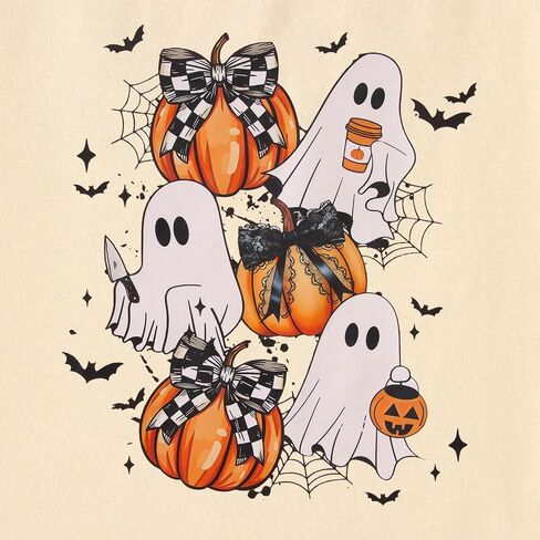 قمصان CM C & M Wodro Halloween For Girls Boys Funny Pumpkin Third T-Shirt Kids Spooky Season Crewneck Short Sleeve Tops in Saudi Arabia