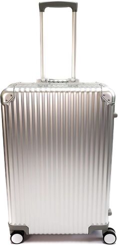 VinGardeValise® VinAluminum Wine Travel Suitcase - 12-Bottle Aluminum Luggage with TSA Lock, Shockproof Foam Inserts, Spinner Wheels, Hard Shell, Airline Approved in Saudi Arabia