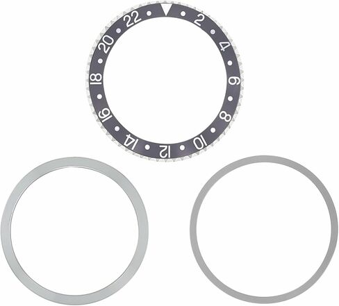 Ewatchparts الإطار وإدراج والاحتفاظ متوافق مع خمر Rolex GMT I 1675،16750،16753،16758 الرمادي in Saudi Arabia