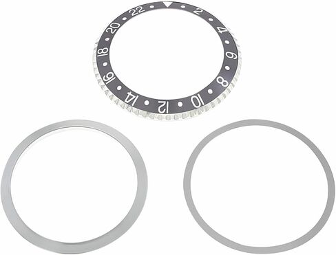 Ewatchparts الإطار وإدراج والاحتفاظ متوافق مع خمر Rolex GMT I 1675،16750،16753،16758 الرمادي in Saudi Arabia