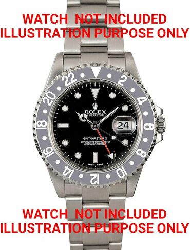 Ewatchparts الإطار وإدراج والاحتفاظ متوافق مع خمر Rolex GMT I 1675،16750،16753،16758 الرمادي in Saudi Arabia