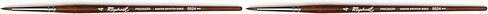 Raphael Precision 8524 Short Handle Brush, Retouching, 2/0, Natural in Saudi Arabia