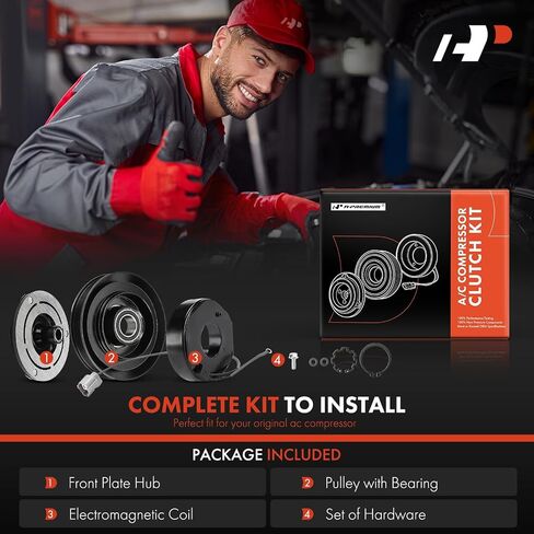 A-Premium Air Conditioner AC Compressor Clutch Kit Compatible with Honda Accord 1994-1997 & Acura CL 1997, 2.2L in Saudi Arabia