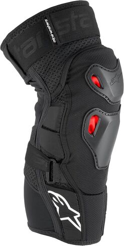 Alpinestars - Bionic Pro Plsma Knee Protectr Black/Red/White Lg/Xl (6503125-132-LXL) in Saudi Arabia