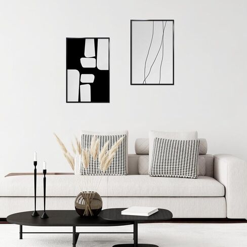مجموعة إطار ملصق Vilabbey 16x24 من 5 ، 16x24 إطار أسود للتصاعد على الحائط رأسياً أو أفقياً ، إطار صورة معرض الجدار in Kuwait