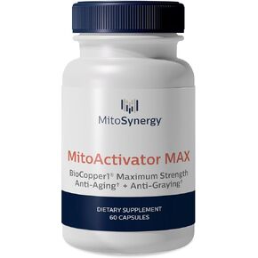 MitoActivator Max - Biocopper1 (Cunermuspir) 2.0mg أقصى قوة للنحاس الحيوي - تعزيز الميتوكوندريا NAD+ ATP ، مضاد للشيخ in Kuwait