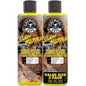 Chemical Guys Tough Mudder Foaming Truck, Off Road, ATV and RV Heavy Duty Wash Soap, (Works with Foam Cannons, Foam Guns or Bucket Washes), 2 x 16 fl oz, Lemon Scent - CWS2021602 in Saudi Arabia