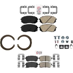 AmeriBRAKES Ceramic Pads Parking Brake Shoes For 2014-16 Cadenza Manual Parking in Kuwait