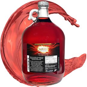 True colloidal Gold - 1 U.S. Gallon in Clear Glass jug in Saudi Arabia