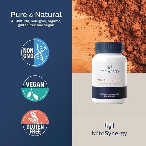 MitoActivator ex - Biocopper1 (Cunermuspir) 0.5mg قوة إضافية للنحاس الحيوي - Mitochondrial NAD+ ATP ، مضاد للشيخ in Kuwait