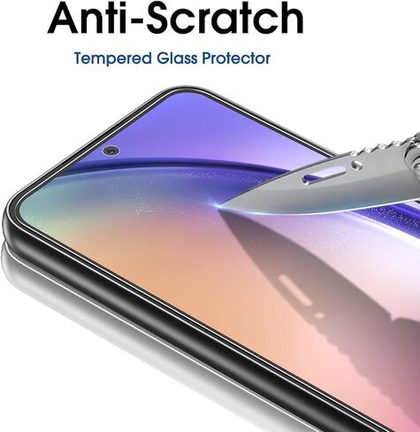 amFilm [3+2 Pack Screen Protector for Samsung Galaxy ScreenProtector,9H Hardness Tempered Glass,Anti Scratch, Bubble Free in Kuwait