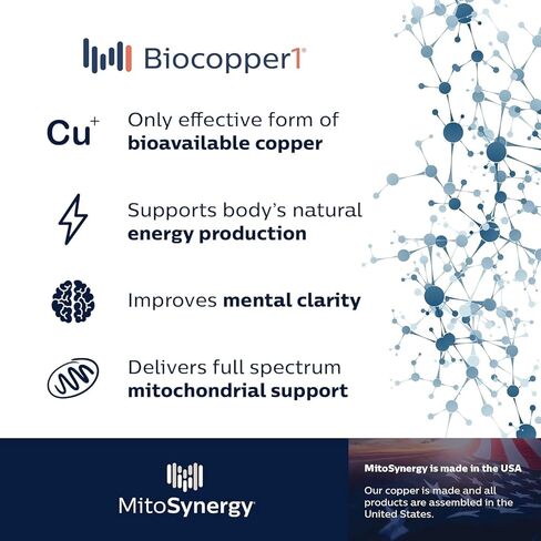 MitoActivator Biocopper1 (Cunermuspir) LDS - جرعة منخفضة تخدم 0.1mg النحاس الحيوي - Lyme للمستخدمين الحساسين لتقليل تفاعل Herxheimer in Kuwait