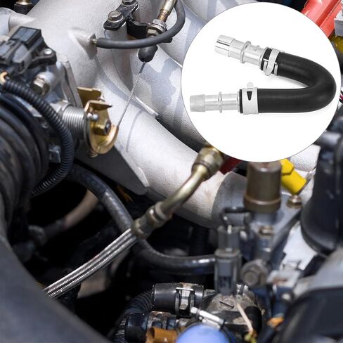 QWORK Upgrade Aluminum Engine Heater Core Bypass Kit, Includes Interchangeable 5/8" and 3/4" Hose Fittings, Direct Replacement with Quick Installation in Saudi Arabia