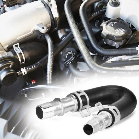 QWORK Upgrade Aluminum Engine Heater Core Bypass Kit, Includes Interchangeable 5/8" and 3/4" Hose Fittings, Direct Replacement with Quick Installation in Saudi Arabia