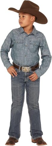 Cody James Boys' Stone Cold Wash Slim Boot Stretch Jeans - Cbsu22j14-Big in Saudi Arabia