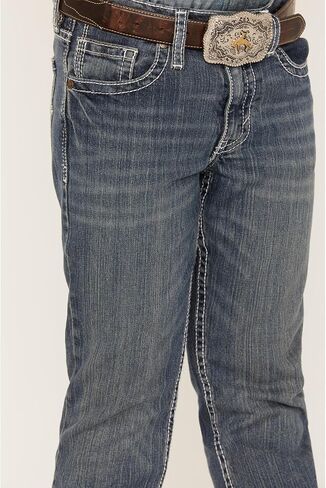 Cody James Boys' Stone Cold Wash Slim Boot Stretch Jeans - Cbsu22j14-Big in Saudi Arabia